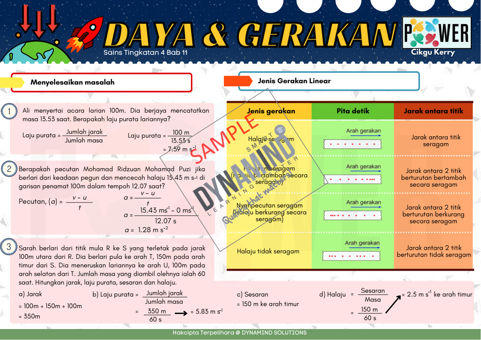 Sampel Bab 11 Daya Dan Gerakan Sampel Bab 11 Daya Dan Gerakan