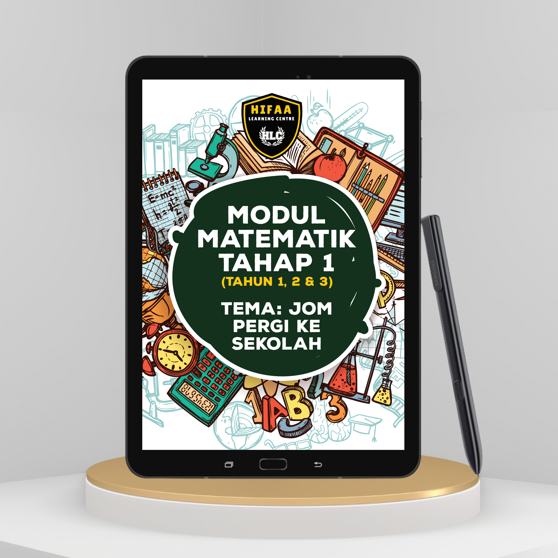 Muka Depan tab E-BOOK LATIHAN MUDAH MATEMATIK TAHAP 1