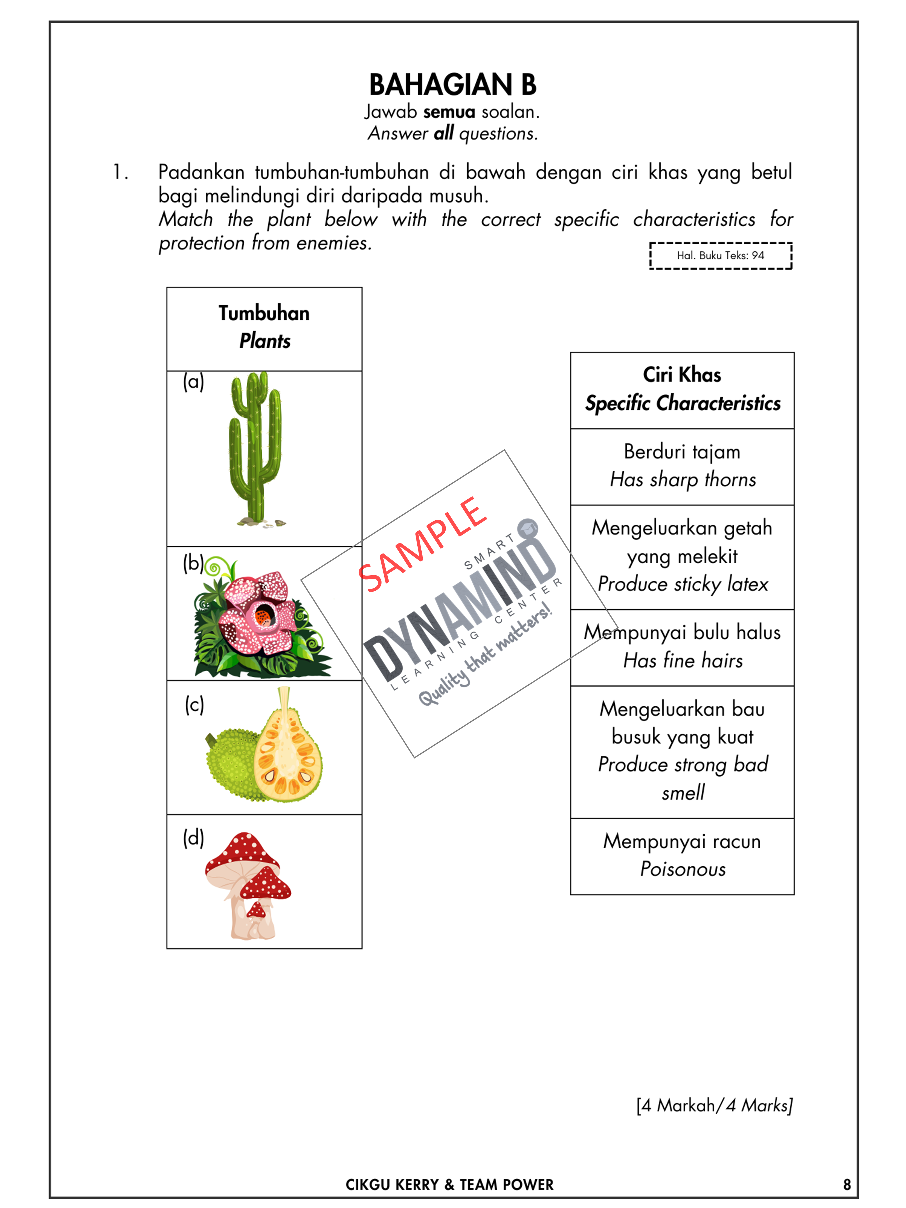Sample 5 - Set UASA Sains Tahun 5