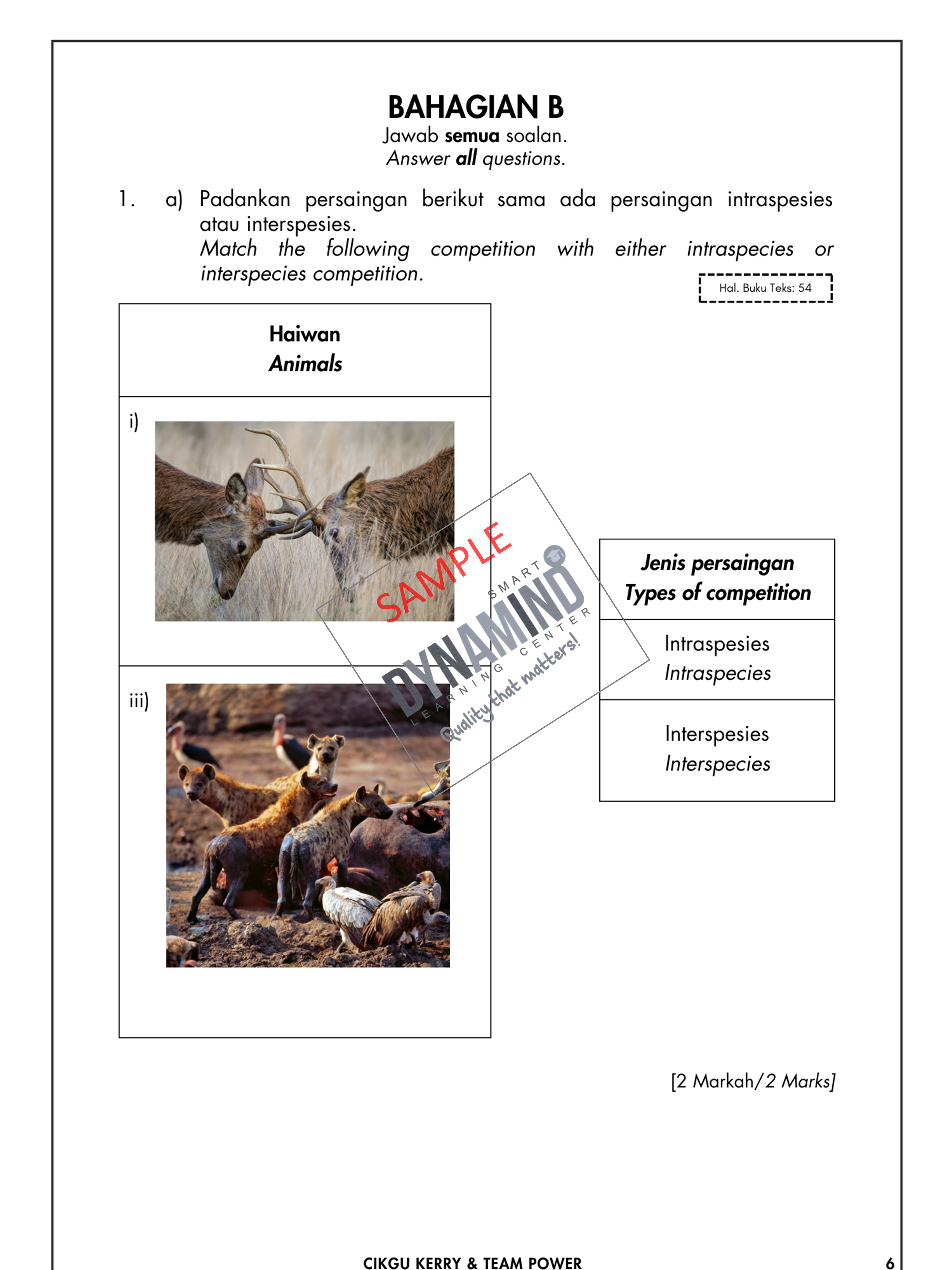 Sample 8 - Set UASA Sains Tahun 6